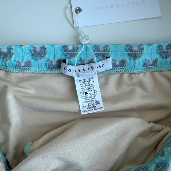 Parke & Ronen - Print Meridian Brief - Fan Dancer Robin's Egg (M) - Picture 5 of 8